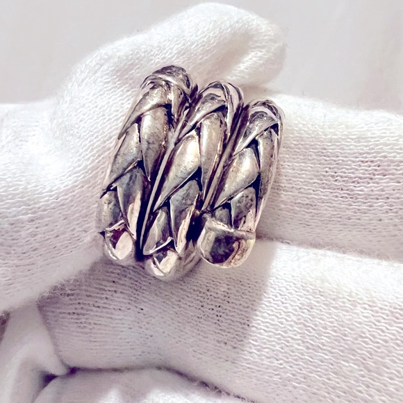 UbU Paris BRAIDED SPIRAL RING size 6 1/2 - Picture 6 of 6